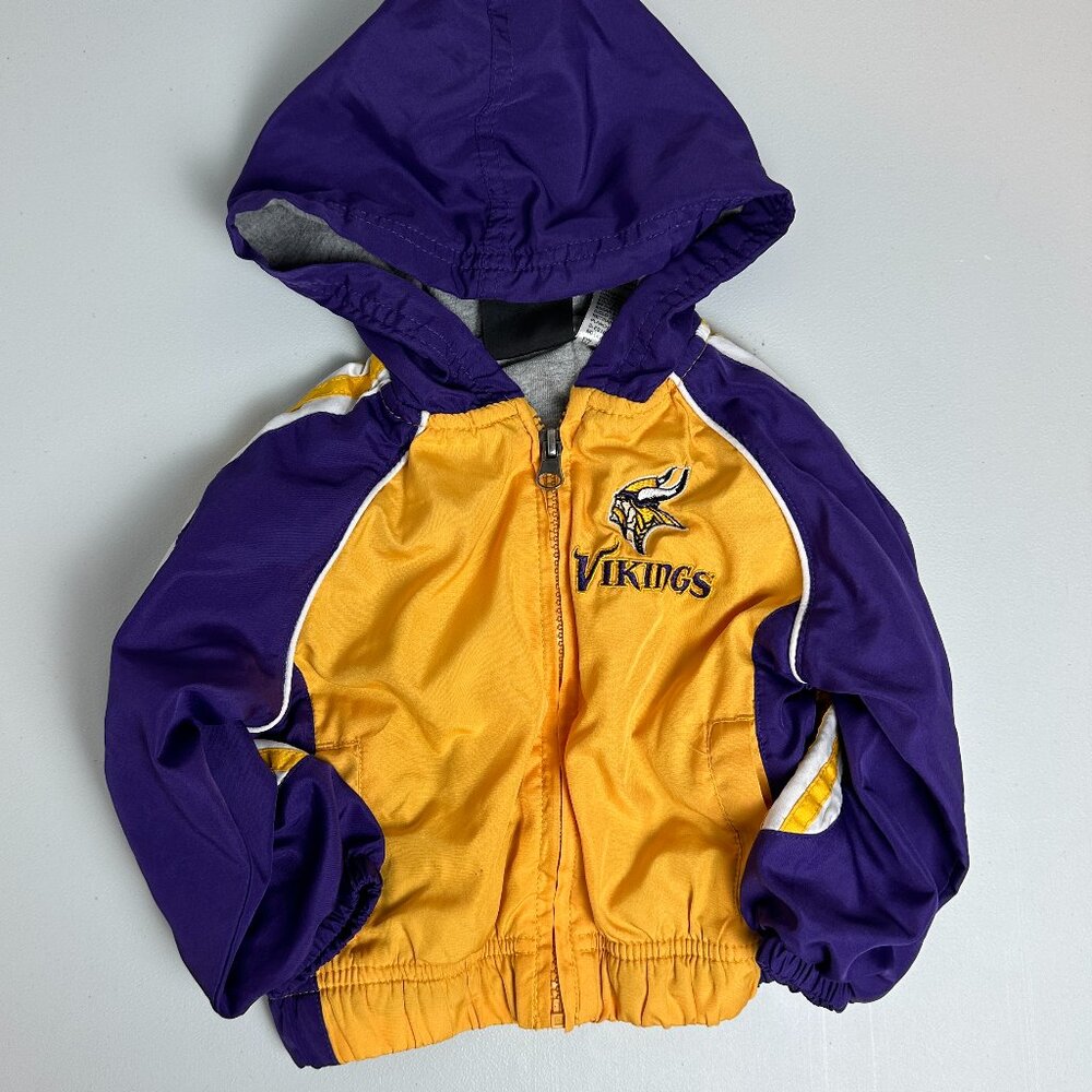 NFL Kids Jacket - Purple and Yellow